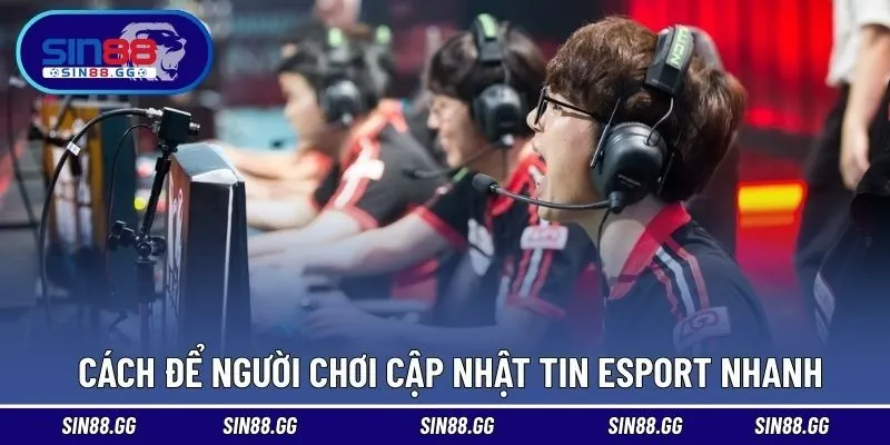 Cách để cập nhật thông tin thể thao điện tử nóng hổi