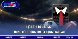 Lịch Thi Đấu Bóng - Nóng Hỏi Thông Tin Đa Dạng Giải Đấu