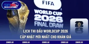 Lịch Thi Đấu Worldcup 2026 Cập Nhật Mới Nhất Cho Khán Giả