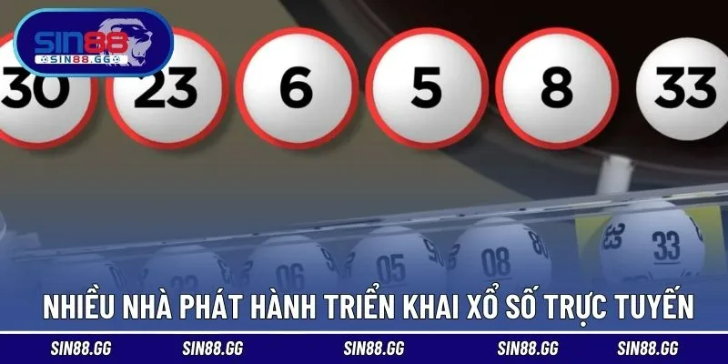 Nhiều nhà phát hành triển khai mô hình xổ số trực tuyến 